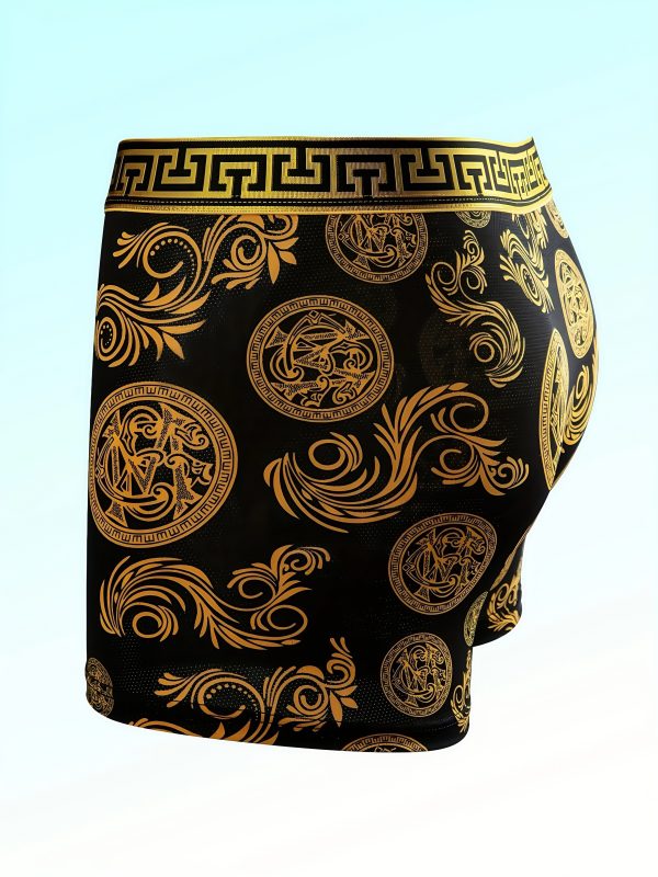 [Luxury Men's Underwear] 5pcs Men's Luxury Flat Corner Underwear Set - Image 2